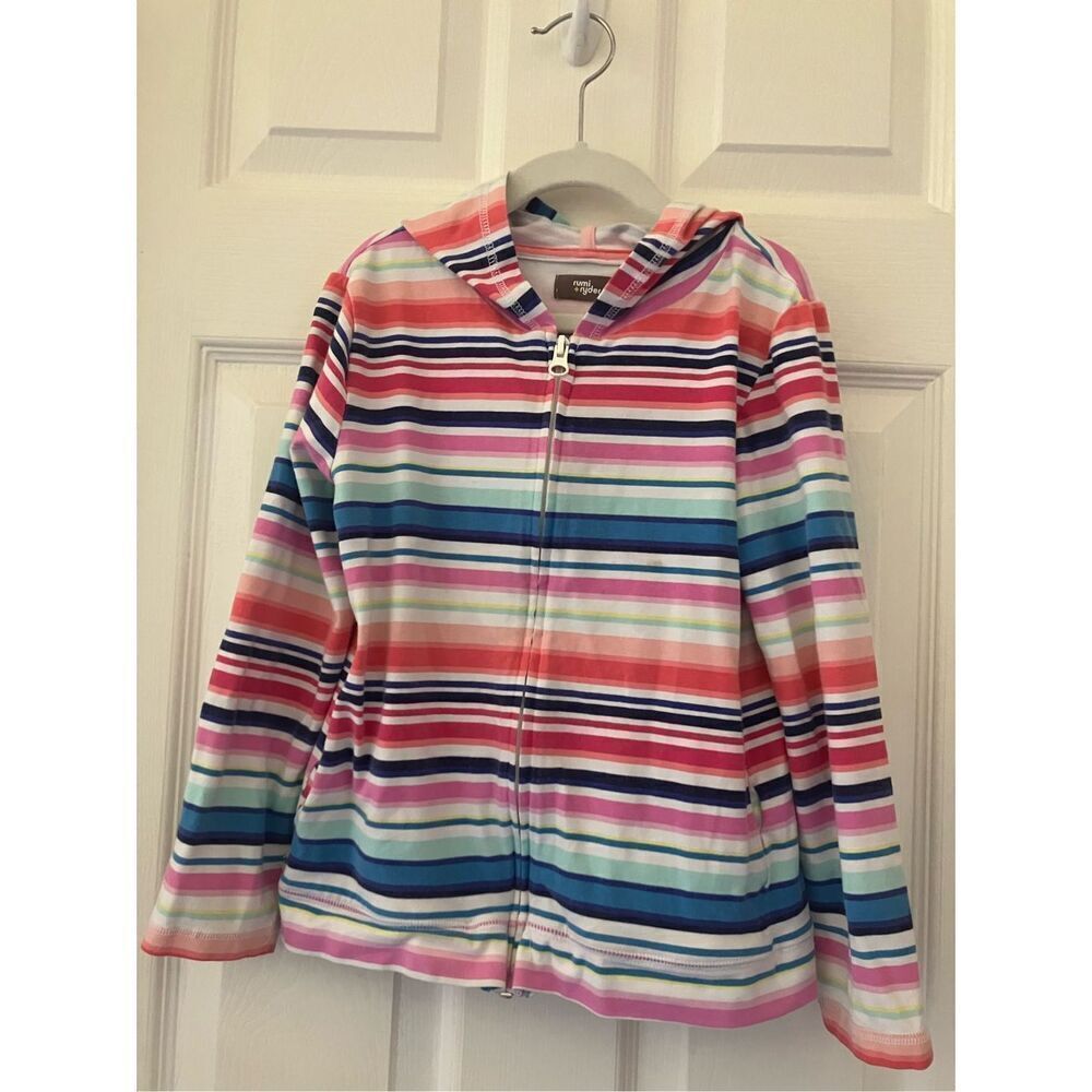 rumi+ryder By Stitch Fix girls Jacket w/stripes 6/7